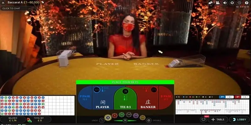 Ưu điểm của hệ thống bàn cược Baccarat 78win