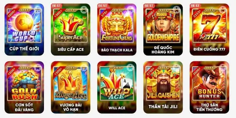 Sảnh Jili Nổ hũ 78Win đầy lôi cuốn, độc đáo